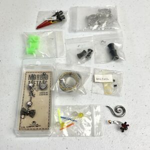 Body Jewelry Lot - Multiple Gauges Ear Plugs Metals Glass Plastic Retainers